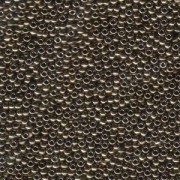 Miyuki Rocailles Perlen 2,2mm 0457 oder 9660-694 metallic dark Bronze ca 10gr
