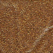 Miyuki Rocailles Perlen 2mm 0133 transparent Golden Brown 12gr