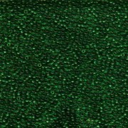 Miyuki Rocailles Perlen 2mm 0147 transparent Dark Green 12gr
