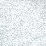 Miyuki Rocailles Perlen 2mm 0402 opaque White 12gr