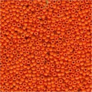 Miyuki Rocailles Perlen 2mm 0405 opaque Medium Orange 12gr