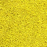 Miyuki Rocailles Perlen 2mm 0422 opaque luster Yellow 12gr