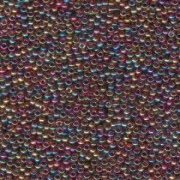 Miyuki Rocailles Perlen 1,5mm 0257 transparent rainbow Purple-Amber ca 11gr