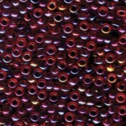 Miyuki Rocailles Perlen 1,5mm 0298 transparent rainbow Burgundy-Gold ca 11gr