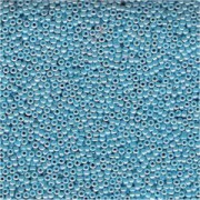 Miyuki Rocailles Perlen 1,5mm 0433 opaque luster Blue Topaz ca 11gr