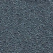 Miyuki Rocailles Perlen 1,5mm 2030 metallic matte Light Grey Blue ca 11gr