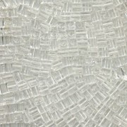 Miyuki Würfel Perlen, Cube, Square Beads 1,8mm 0131 transparent Clear 12gr