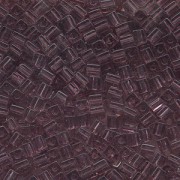 Miyuki Würfel Perlen, Cube, Square Beads 1,8mm 0142 transparent Light Amethyst 12gr