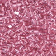 Miyuki Würfel Perlen, Cube, Square Beads 4mm 0207 insinde colorlined Light Pink 20gr