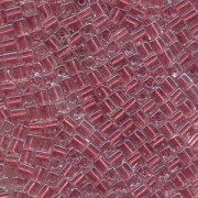 Miyuki Würfel Perlen, Cube, Square Beads 1,8mm 2601 insinde colorlined Dusty Rose 12gr