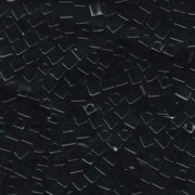Miyuki Würfel Perlen, Cube, Square Beads 4mm 0401 opaque Black 20gr