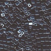 Miyuki Würfel Perlen, Cube, Square Beads 4mm 0451 metallic Hematite 20gr