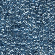 Miyuki Dreieck Perlen, Triangle Beads 2,5mm 1115 colorlined Dark Turquoise Blue 13gr