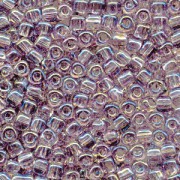 Miyuki Dreieck Perlen, Triangle Beads 2,5mm 1156 transparent rainbow Light Amethyst 13gr