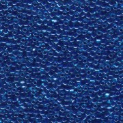 Miyuki Dreieck Perlen, Triangle Beads 2,5mm 1828 colorlined Light Blue Dark Blue 13gr