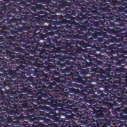 Miyuki Dreieck Perlen, Triangle Beads 2,5mm 1835 colorlined Light Purple Dark Purple 13gr