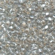 Miyuki Dreieck Perlen, Triangle Beads  5mm 1101 transparent silverlined Clear 12gr