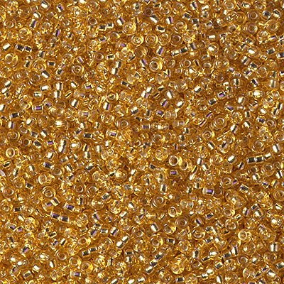 Miyuki Rocailles Perlen 1.5mm 0004 dark Gold ca 11gr
