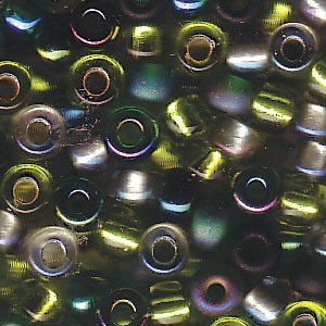 Miyuki Rocailles Perlen 4mm Mix03 Evergreen ca 20 Gr.