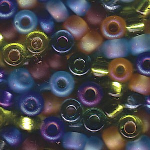 Miyuki Rocailles Perlen 4mm Mix20 Prarie ca 20 Gr.