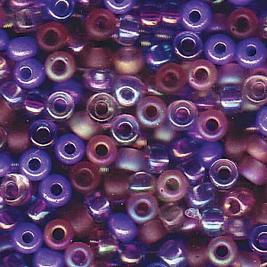 Miyuki Rocailles Perlen 3mm Mix01 Lilacs ca 22gr