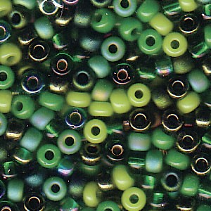 Miyuki Rocailles Perlen 3mm Mix03 Evergreen ca 22gr
