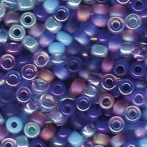 Miyuki Rocailles Perlen 3mm Mix11 Caribbean Blue ca 22gr