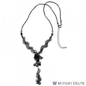 Miyuki Bead Jewelry Kit BFK 134 Spiral Rope Noctre Necklace