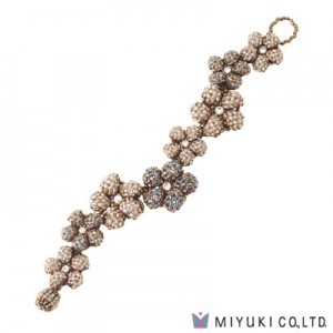 Miyuki Bead Jewelry Kit BFK 156 Right Angle Weave Souple Flower Bracelet