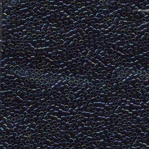 Miyuki Delica Perlen 2,2mm DBM0002 metallic rainbow Midnight Blue 7,2 Gr.
