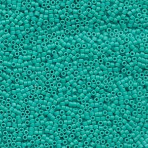 Miyuki Delica Perlen 1,6mm DB0793 Opaque Dyed matt Turquoise 5gr