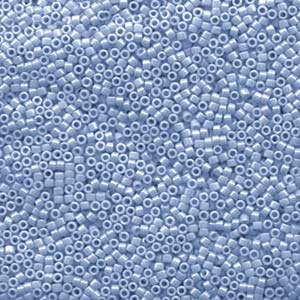 Miyuki Delica Perlen 1,6mm DB1568 opaque Agate Blue Luster ca 5 gr