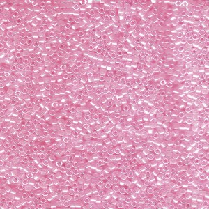 Miyuki Delica Perlen 1,6mm DB0245 opaque luster Bubblegum Pink 5gr