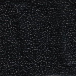 Miyuki Delica Perlen 2,2mm DBM0310 matte Black 7,2 Gr.