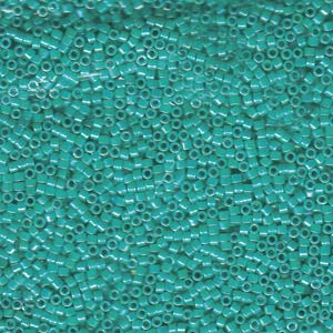 Miyuki Delica Beads 1,3mm DBS0166 opaque rainbow Turquoise 5gr