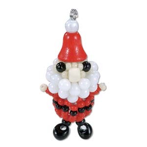 Miyuki Christmas Ornament Kit Santa