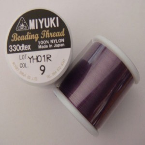 Miyuki Perlenfaden lila 50m