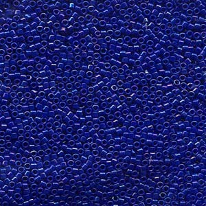 Miyuki Delica Perlen 1,6mm DB0216 opaque luster Royal Blue 5gr