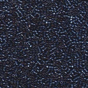 Miyuki Delica Perlen 1,6mm DB0278 lined luster dark Blue 5gr
