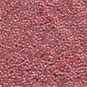 Miyuki Delica Perlen 1,6mm DB0420 dyed galvanized Pink 5gr