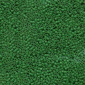 Miyuki Delica Perlen 1,6mm DB0655 dyed opaque Kelly Green 5gr