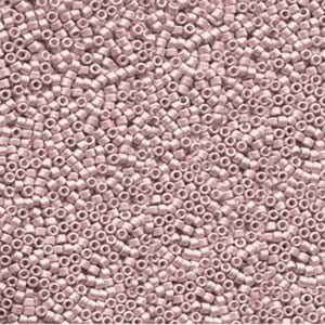 Miyuki Delica Perlen 1,6mm DB1166 galvanized matt Pink Blush ca 5gr
