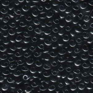 Miyuki Magatama Perlen 4mm 0401 Black ca 24gr