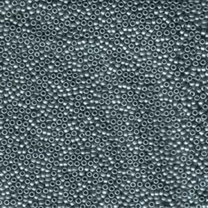 Miyuki Rocailles Perlen 1,5mm 1685 matt Grey Blue ca 11gr