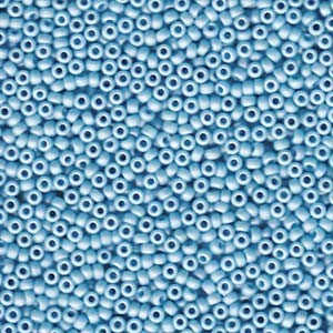 Miyuki Rocailles Perlen 2mm 2029 fancy frosted pale seafoam Blue 12gr