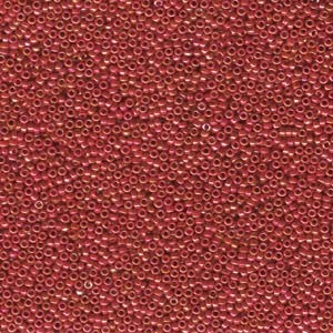 Miyuki Rocailles Perlen 1,5mm 0476 opaque rainbow Red ca 11gr