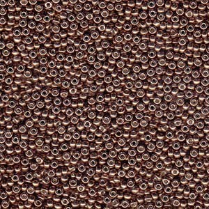 Miyuki Rocailles Perlen 1,5mm 4213 Duracoat galvanized Dark Mauve ca 11gr