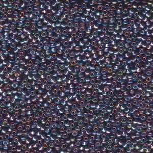 Miyuki Rocailles Perlen 2,2mm 1024 oder 9660-394 silverlined rainbow Amethyst ca 10gr