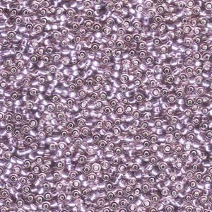 Miyuki Rocailles Perlen 2,2mm 0012 oder 9660-364 silverlined light Amethyst ca 10gr