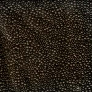 Miyuki Rocailles Perlen 2,2mm 135F oder 9660-764 transparent matt Brown ca 10gr
